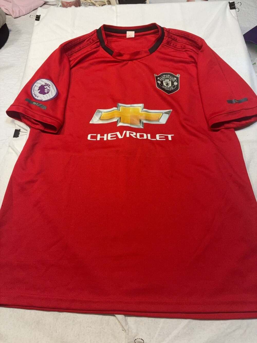 Manchester United Soccer Jersey Size L